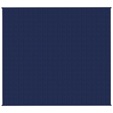 vidaXL Κουβέρτα Βαρύτητας Μπλε 200 x 220 εκ. 9 κ. Υφασμάτινη