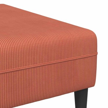 vidaXL Καναπές Κόκκινο Πορτοκαλί 250x188x76cm