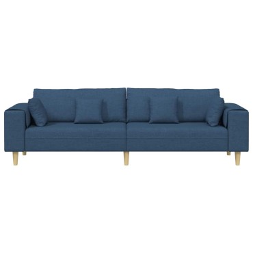 vidaXL Καναπές Μπλε 250x77x76cm ύφασμα