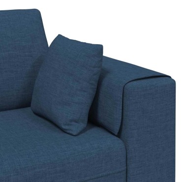 vidaXL Καναπές Μπλε 250x77x76cm ύφασμα