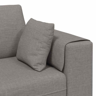 vidaXL Καναπές 3 τεμ. Taupe ύφασμα 250x188x76cm  Τριθέσιος