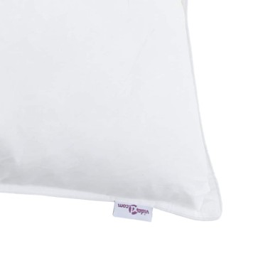 vidaXL Σετ Παπλωμάτων με μαξιλάρι 3 τεμ. Λευκό Φτέρος