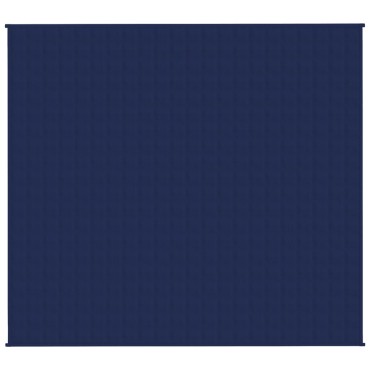 vidaXL Κουβέρτα Βαρύτητας Μπλε 200 x 225 εκ. 9 κ. Υφασμάτινη