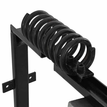 vidaXL Βούρτσες Βοοειδών Μαύρο και Λευκό 84 x 10 x 91 εκ. PVC