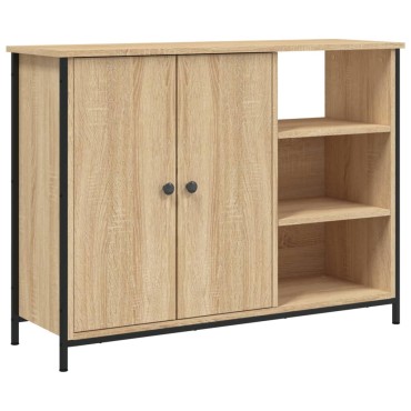 vidaXL Ντουλάπι Sonoma Δρυς 100x33x75cm από Επεξεργασμένο Ξύλο 1 τεμ.