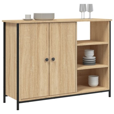 vidaXL Ντουλάπι Sonoma Δρυς 100x33x75cm από Επεξεργασμένο Ξύλο 1 τεμ.
