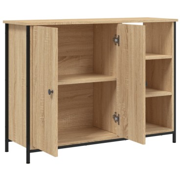 vidaXL Ντουλάπι Sonoma Δρυς 100x33x75cm από Επεξεργασμένο Ξύλο 1 τεμ.