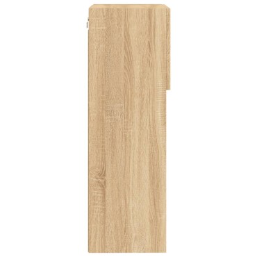 vidaXL Έπιπλα Τηλεόρασης με LED 2 τεμ. Sonoma Δρυς 40,5x30x90cm
