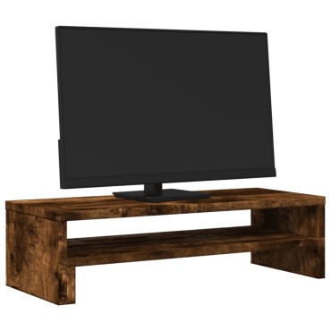 vidaXL Βάση Οθόνης Καπνιστή Δρυς 54x22x15 εκ. από Επεξεργασμένο Ξύλο