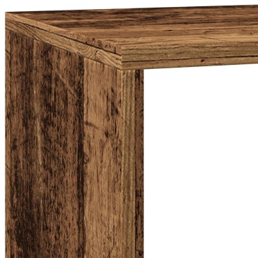 vidaXL Βιβλιοθήκη/Διαχωριστικό Χώρου 3 Επ. 137,5x29x103,5cm Επ. Ξύλο 1 τεμ.