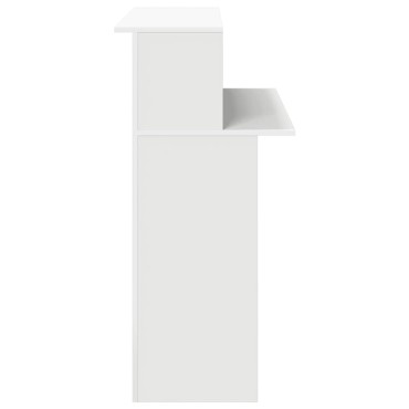 vidaXL Γραφείο Υποδοχής Λευκό 100x50x103,5cm από Τεχνητό Ξύλο 1 τεμ.