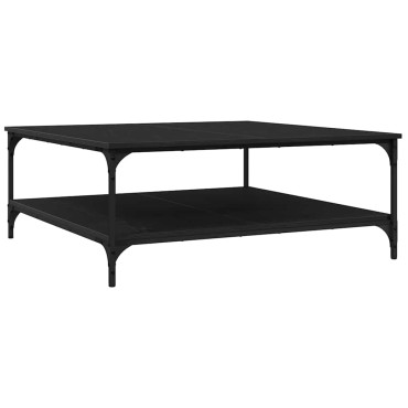vidaXL Τραπεζάκι σαλονιού Μαύρη δρυς 100x100x40cm 1 τεμ.