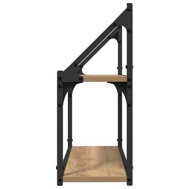 vidaXL Ράφι Τοίχου Επιτοίχιο artisan δρυς 60x21x51cm 1 τεμ.