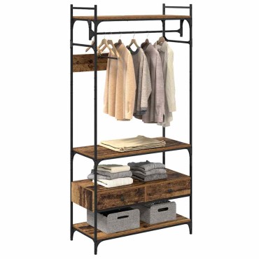 vidaXL Ντουλάπι Παλαιό ξύλο 89x39x184.5cm Επεξεργασμένο Ξύλο