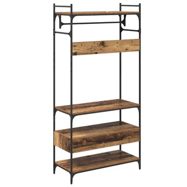 vidaXL Ντουλάπι Παλαιό ξύλο 89x39x184.5cm Επεξεργασμένο Ξύλο