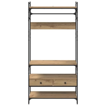 vidaXL Ντουλάπι artisan δρυς 89x39x184.5cm Επεξεργασμένο Ξύλο