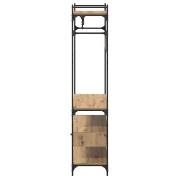vidaXL Ντουλάπι artisan δρυς 89x39x184.5cm Επεξεργασμένο Ξύλο