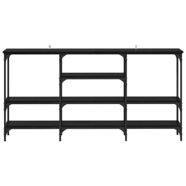 vidaXL Τραπέζι κονσόλας Μαύρη δρυς 160x29x80cm 1 τεμ.