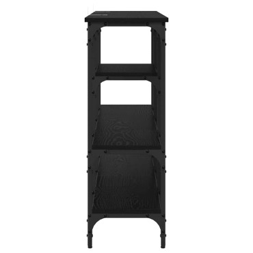 vidaXL Τραπέζι κονσόλας Μαύρη δρυς 160x29x80cm 1 τεμ.