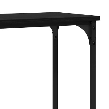 vidaXL Τραπέζι κονσόλας Μαύρη δρυς 160x29x80cm 1 τεμ.