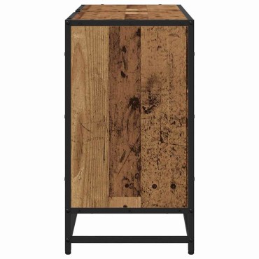 vidaXL Ντουλάπι Μπάνιου Παλιό Ξύλο 80x33x60cm Επεξεργασμένο Ξύλο