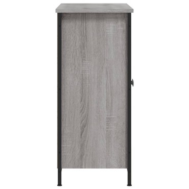 vidaXL Ντουλάπι Γκρι Sonoma 100x33x75cm από Επεξεργασμένο Ξύλο 1 τεμ.