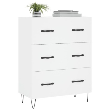 vidaXL Ντουλάπι Λευκό 69,5x34x90cm από Επεξεργασμένο Ξύλο 1 τεμ.