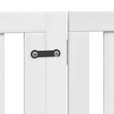 vidaXL Διαχωριστικό Σκύλων/Πόρτα Πτυσσόμενο 8 Πάνελ 640εκ Ξύλο Λεύκας