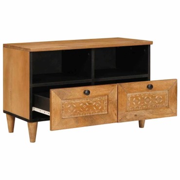 vidaXL Μονάδες TV Ανοιχτό καφέ 70x33x46cm Επεξεργασμένο Ξύλο