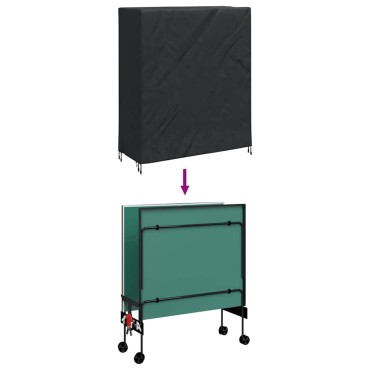 vidaXL Κάλυμμα Τραπέζης Πινγκ Πονγκ 165x70x185cm ύφασμα Αδιάβροχο 1 τεμ.
