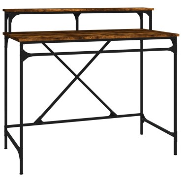 vidaXL Γραφείο Καπνιστή Δρυς 100x50x90cm από Επεξεργασμένο Ξύλο 1 τεμ.