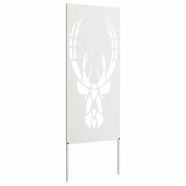 vidaXL Οθόνη Ιδιωτικότητας Κήπου Animal Print Λευκό 50 x 140 εκ