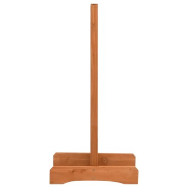 vidaXL Καφασωτό Φράχτης Κήπου Πορτοκαλί 120x60cm Μασίφ Ξύλο Ελάτης