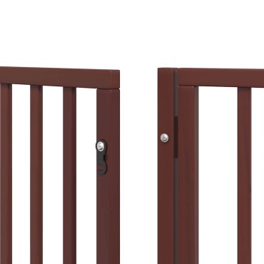 vidaXL Διαχωριστικό Σκύλων/Πόρτα Πτυσσόμενο 6 Πάνελ 480εκ. Ξύλο Λεύκας