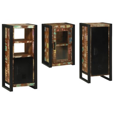 vidaXL Σετ Επίπλων Μπάνιου 3 τεμ. Πολύχρωμο 40x35x90cm