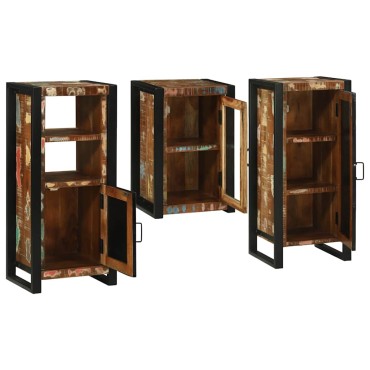 vidaXL Σετ Επίπλων Μπάνιου 3 τεμ. Πολύχρωμο 40x35x90cm