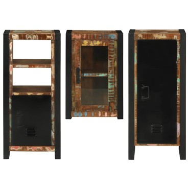 vidaXL Σετ Επίπλων Μπάνιου 3 τεμ. Πολύχρωμο 40x35x90cm