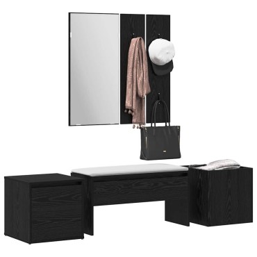 vidaXL Σετ επίπλων χωλ 6 τεμ. 80x31x40cm Επεξεργασμένο Ξύλο