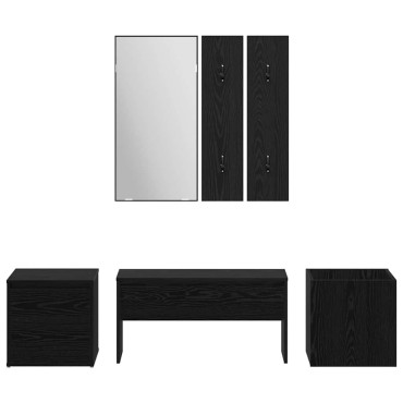 vidaXL Σετ επίπλων χωλ 6 τεμ. 80x31x40cm Επεξεργασμένο Ξύλο