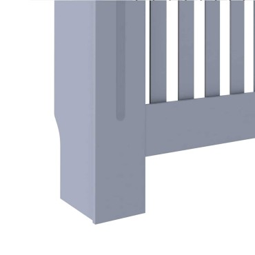 vidaXL Καπάκι Καλοριφέρ 2 pcs Γκρι 112 x 19 x 81,5 cm