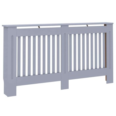 vidaXL Καπάκι Καλοριφέρ 2 pcs Γκρι 152 x 19 x 81,5 cm