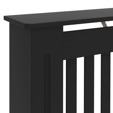 vidaXL Καπάκι Καλοριφέρ 2 pcs Μαύρο 172 x 19 x 81,5 cm