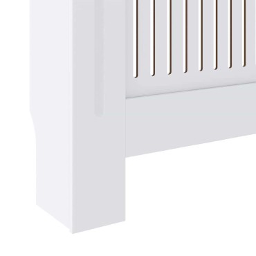 vidaXL Καπάκι Καλοριφέρ 2 pcs Λευκό 205 x 20,5 x 81,5 εκ.