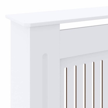 vidaXL Καπάκι Καλοριφέρ 2 pcs Λευκό 205 x 20,5 x 81,5 εκ.