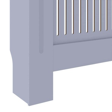 vidaXL Καπάκι Καλοριφέρ 2 pcs Γκρι 205 x 20,5 x 81,5 εκ.