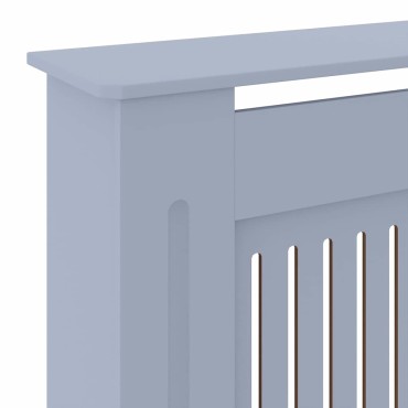 vidaXL Καπάκι Καλοριφέρ 2 pcs Γκρι 205 x 20,5 x 81,5 εκ.