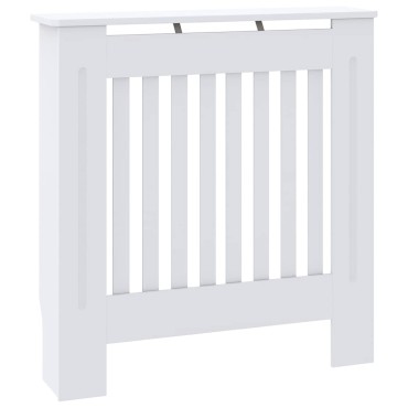 vidaXL Καπάκι Καλοριφέρ 2 pcs Λευκό 78 x 19 x 81,5 εκ.
