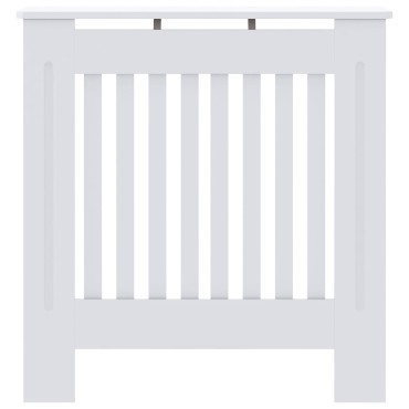 vidaXL Καπάκι Καλοριφέρ 2 pcs Λευκό 78 x 19 x 81,5 εκ.