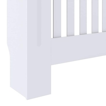 vidaXL Καπάκι Καλοριφέρ 2 pcs Λευκό 78 x 19 x 81,5 εκ.