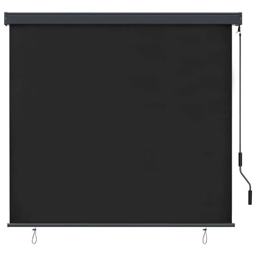 vidaXL Ρόλερ Ανθρακί 180 x 250 cm Ύφασμα και Αλουμίνιο